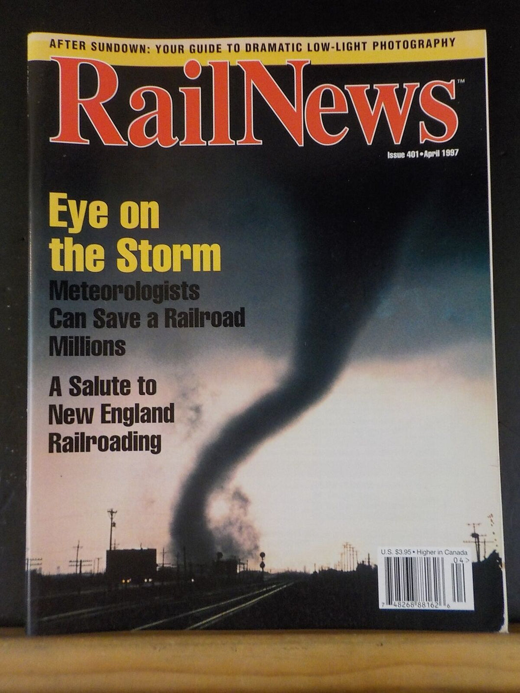 RailNews #401 1997 April New England Railroading Eye on the storm Modoc Line