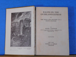 Ralph on the Overland Express by Allen Chapman Novel 1910 Trails and Triumphs of