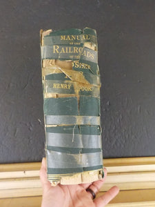 Poor's Manual of Railroads 1878 Maps History rolling stock more