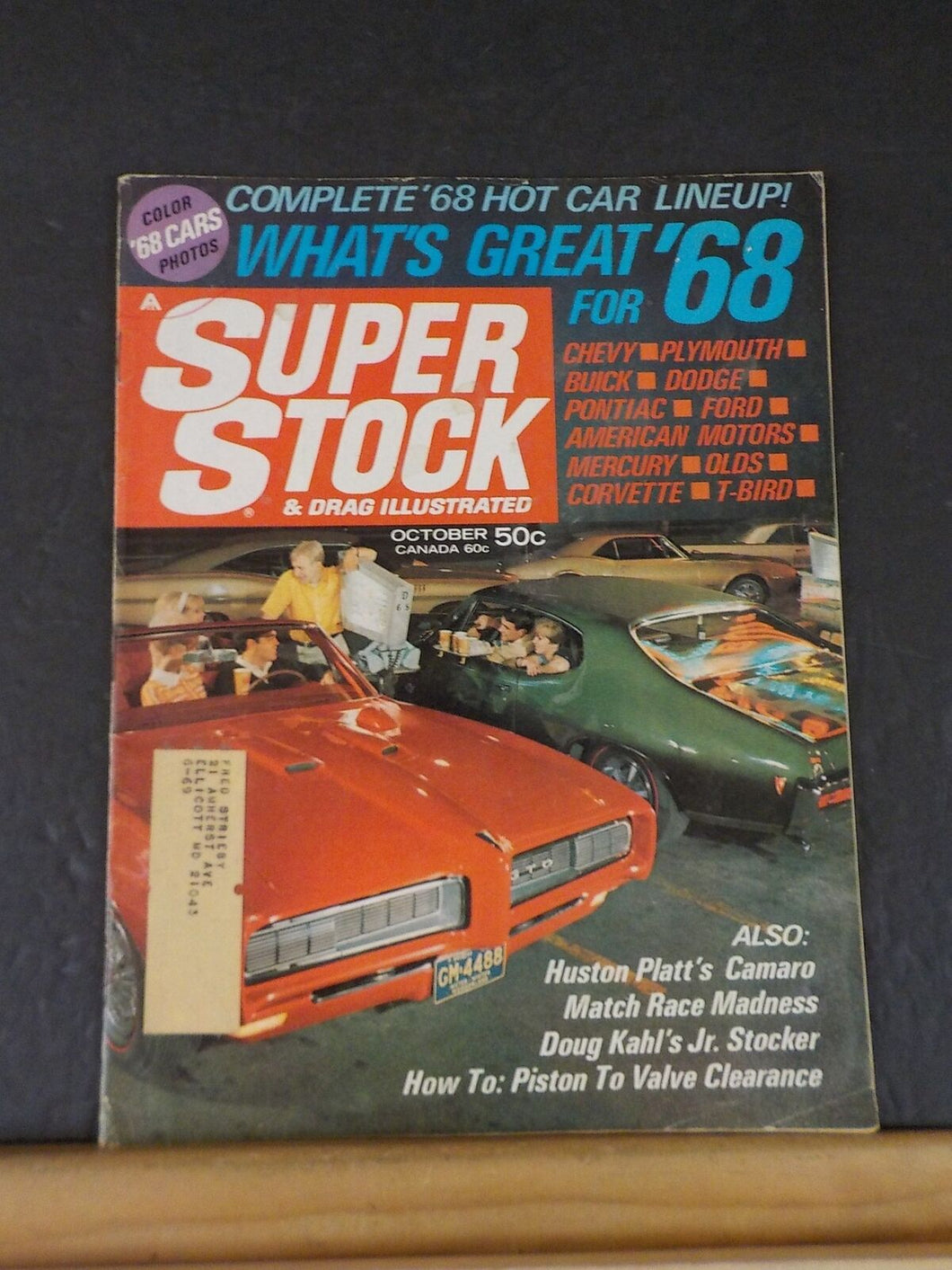 Super Stock & Drag Illustrated Magazine 1967 October What's great for 68 Piston