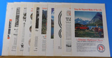 Ads Great Northern RR Lot #14 Advertisements from Various Magazines (10)