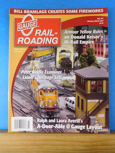 O Gauge Railroading #255 2012 February March Lionel heritage sets Detailing trol