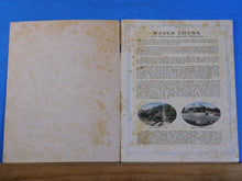 Souvenir of Mauch Chunk PA The Switzerland of America Photo View Book Tosh Dept