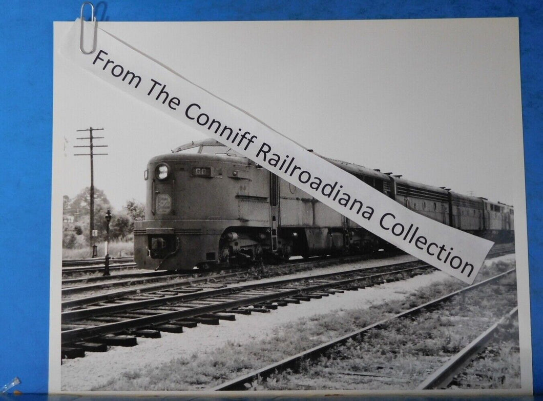 Photo Kansas City Southern Locomotive #60 8X10 B&W