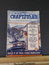 Model Craftsman RMC 1936 January USS Niagara Handcar Model Ry motors service re