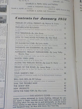 Railroad Model Craftsman Magazine 1951 January RMC Peddeler of local fregith Pre
