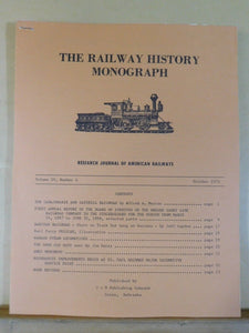 Railway History Monograph V4 #4 C&C OSL Raritan Wabash