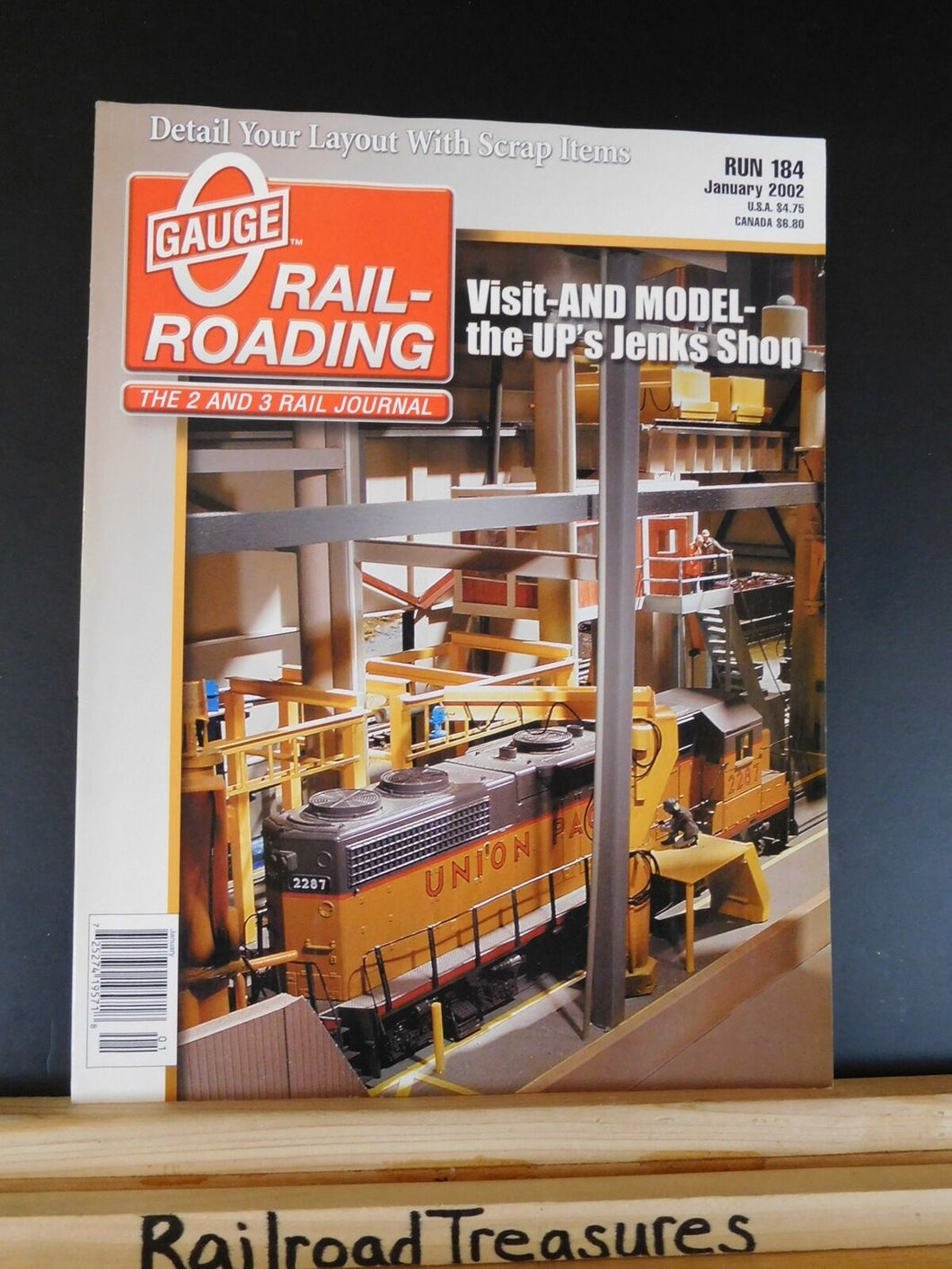 O Gauge Railroading #184 2002 Jan Detail your layout with scrap items
