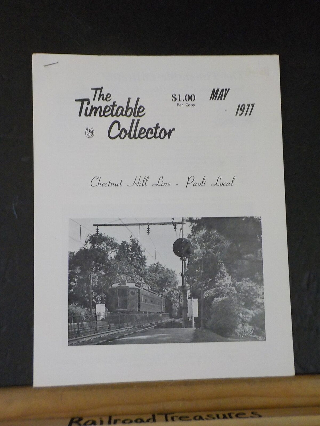 Timetable Collector 1977 May Chestnut Hill Line  Paoli Local