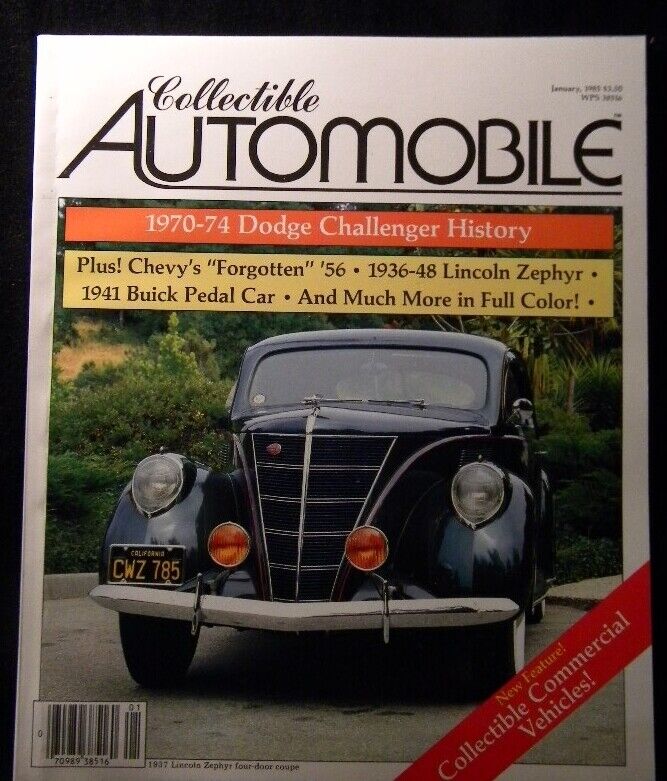 Collectible Automobile 1985 January 1970-74 Dodge Challenger 1956 Chevy 1936-48