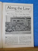 Along the Line 1927 August  New York New Haven & Hartford Employee Magazine
