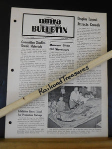 NMRA Bulletin 1954 September #1 of 21st Year Museum Given Old Streetcars