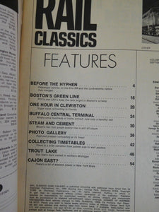 Rail Classics Magazine 1980 September V9#5 Passenger service before the E-L Merg