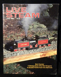 Live Steam Magazine 1988 June 1/8 Size Model Steam Engine double Fairlie from 2