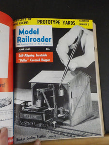Model Railroader Magazine Bound Volume 22 January-December 1955