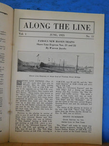 Along the Line 1925 June New York New Haven & Hartford Employee Magazine