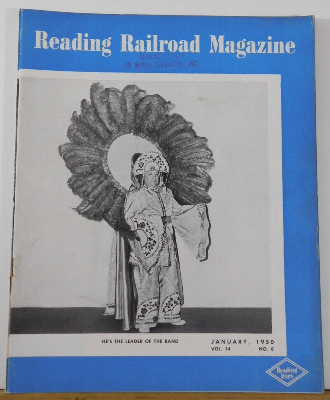 Reading Railroad Magazine Employee 1950 January Leader of the Band
