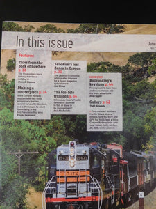 Trains Magazine 2019 June Keystone Railroading Milw Rd Promontory line after 186