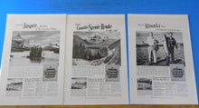 Ads Canadian National Ry Lot #9 Advertisements from Various Magazines (10)