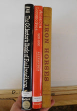 Lot of 3 books American Locomotives Iron Horses Collectors book of Railroadiana