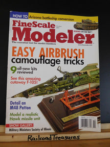 FineScale Modeler 2005 October Easy airbrush camouflage tricks Detail M48 Patton