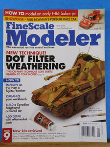 FineScale Modeler 2008 May  Dot Filter Weathering Early F-86 Sabre jet