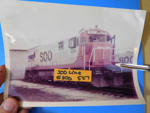 PHOTO SOO Line Locomotive #800 Color Photo 5x7