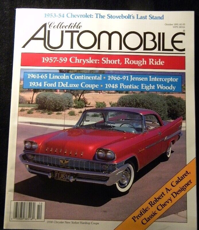 Collectible Automobile 1991 October 1957-59 Chrysler Lincoln Jensen Pontiac Ford