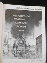 Memories of Reading Company Power by Carleton 1833-1976 w Dust Jacket