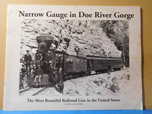 Narrow Gauge in Doe River Gorge by Kenneth Riddle 2000 Soft Cover 17 Pages