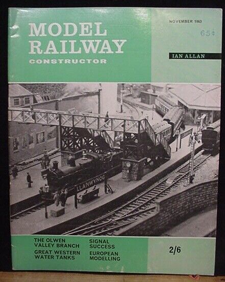 Model Railway Constructor 1963 November St Margarets Station Plans, GWR Conical
