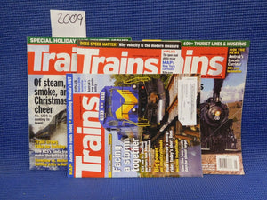 Trains Magazine Complete Year 2009 12 issues