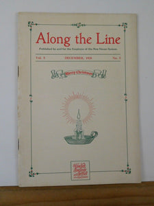 Along the Line 1928 December  New York New Haven & Hartford Employee Magazine