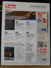 Trains Magazine 2011 December Alaska Railroad Extreme weather routes