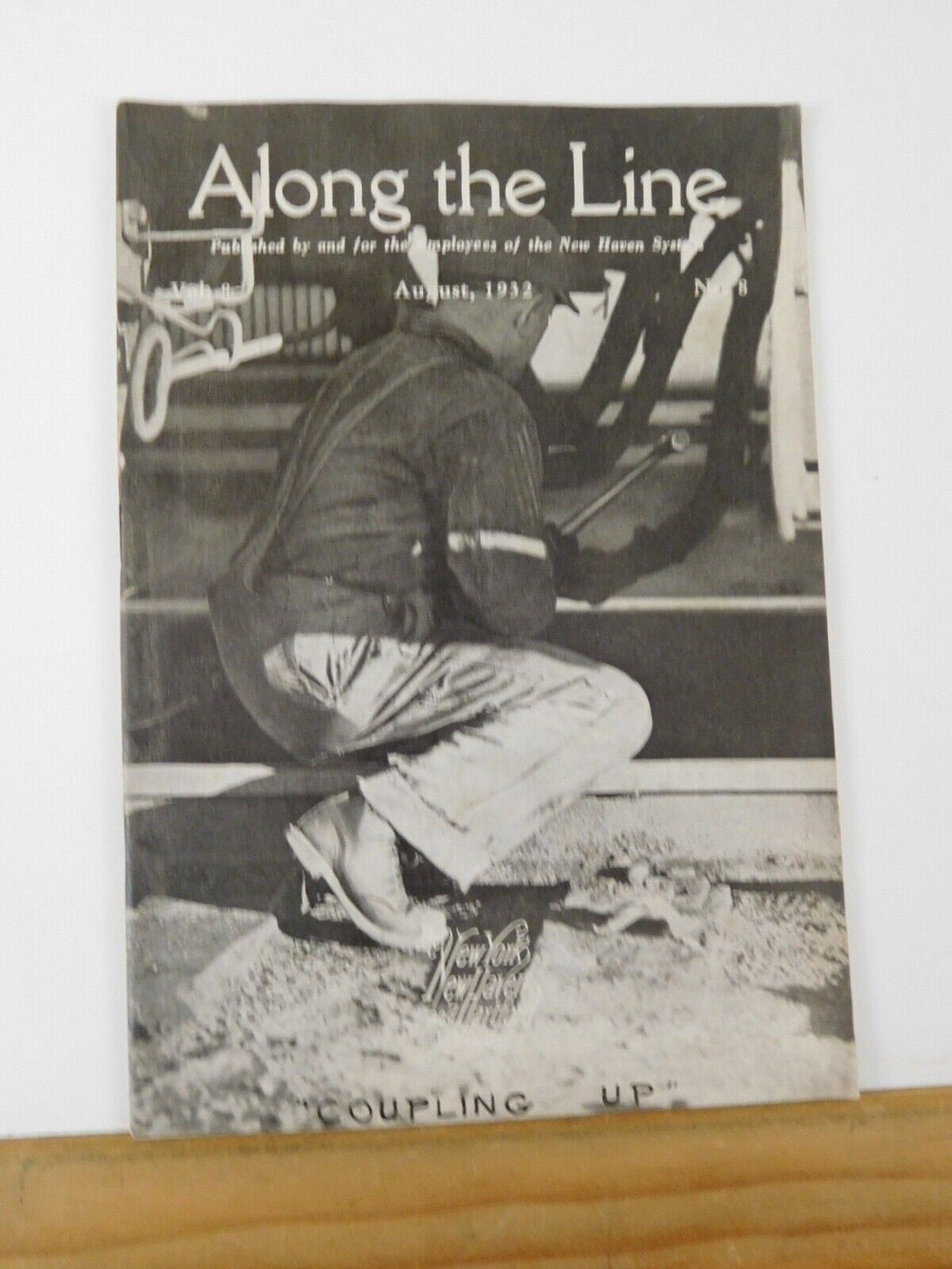 Along the Line 1932 August New York New Haven & Hartford Employee Magazine