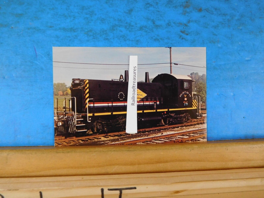 Postcard Kansas City Terminal Railway Company’s Spirit of ‘76 1976 Bicentennial