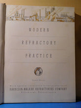 Modern Refractory Practice 1937 Second Edition HC Harrison Walker Refractories