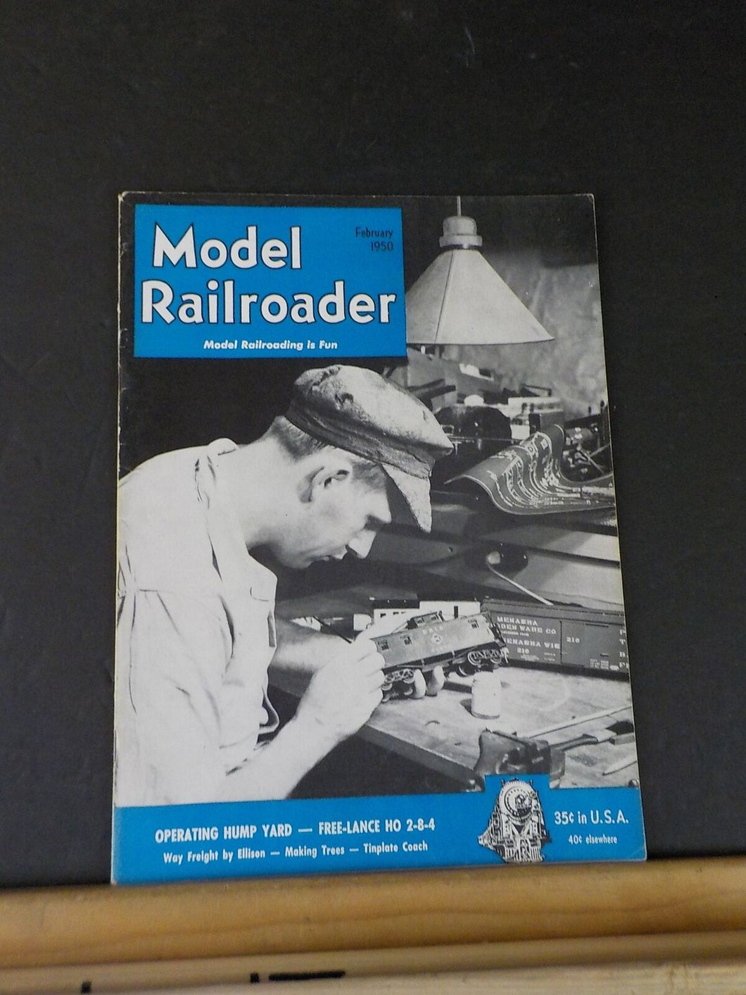 Model Railroader Magazine 1950 February Operating hump yard Way freight Ellison