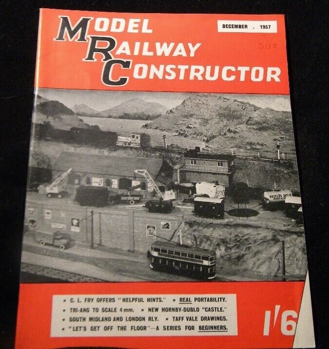 Model Railway Constructor 1957 December South Midland & London RY Taff Vale draw