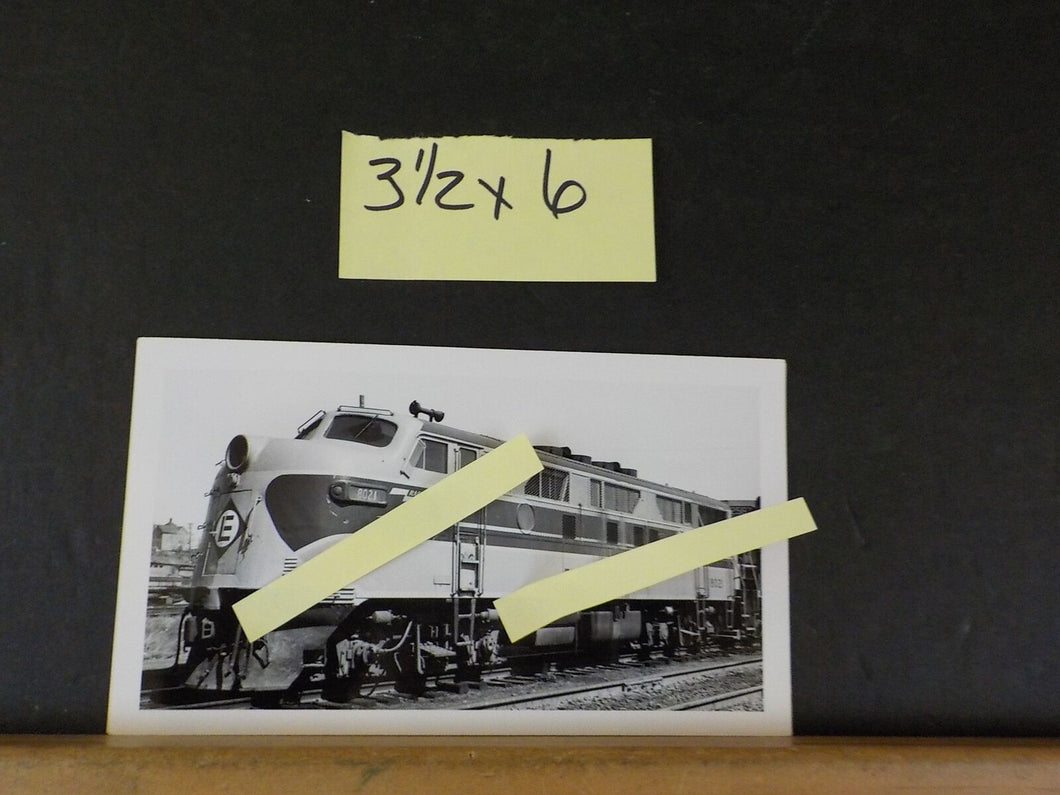 Photo Erie Lackawanna Locomotive #8021 3.5 X6 Black & White