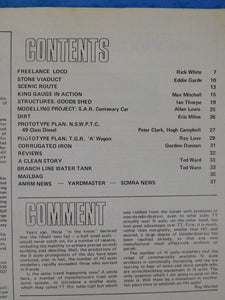 Australasian Model Railroad Magazine #70 V7#1 Jan Feb 1975 Stone viaduct Goods s