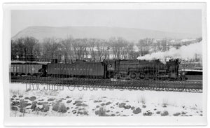 PHOTO Pennsylvania Railroad #6729 Locomotive Photo 4-8-2 1956 PRR 3 x 5 1/2