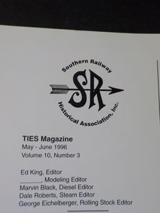 Ties Magazine Southern Railway Historical Assn 1996 May June Statesville Depot