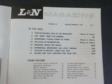 Louisville & Nashville Employee Magazine L&N 1972 January February