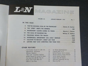 Louisville & Nashville Employee Magazine L&N 1972 January February