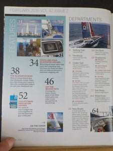 Sail Magazine 2016 February Bluewater dreams Making a hard dodger