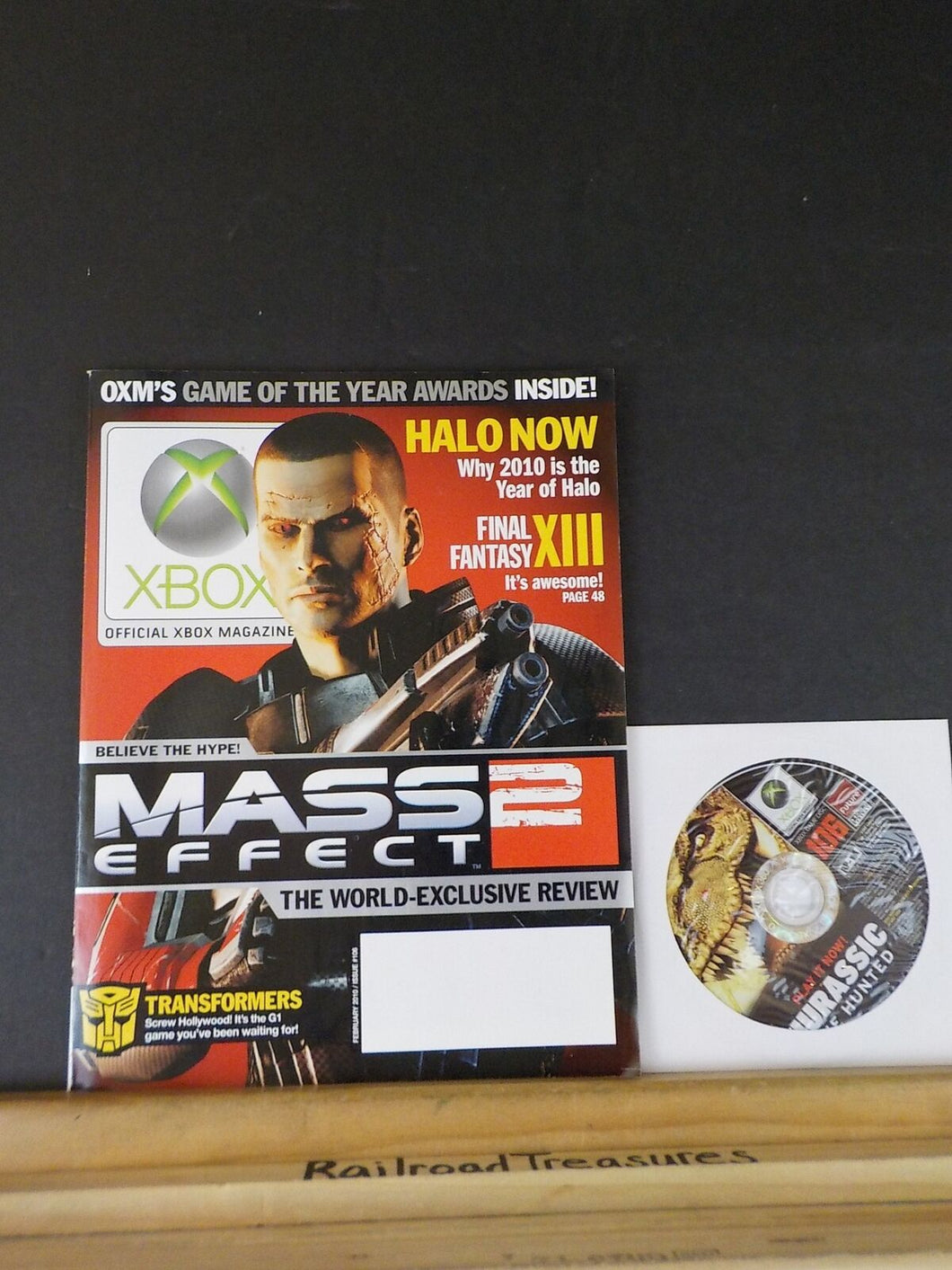 Official Xbox Magazine 2010 February with DEMO DISC Halo Now Mass Effect 2