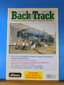 Back Track Magazine 1995 December Britain Railway History