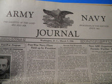 Army & Navy Journal 1946 March 9 1946 Vol 83 No 28