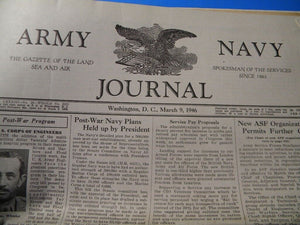 Army & Navy Journal 1946 March 9 1946 Vol 83 No 28